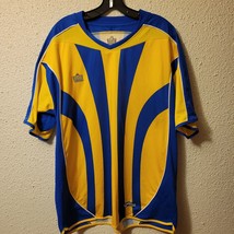 Admiral Yellow and Blue Soccer Jerseys Sz XL (Lot of 2) - £15.38 GBP