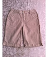 Girls Size 10 Chaps shorts khaki long shorts uniform - £11.01 GBP