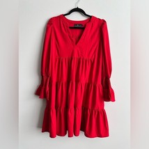 Tuckernuck Pomander Place Red Crepe Kenzo Dress Size Medium Like New Lon... - $1,085.50 MXN