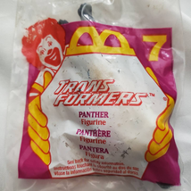 1995 McDonalds Happy Meal Toy Figure Transformers Panther 7 New in Package - £7.91 GBP