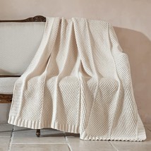 Herringbone Chenille Knit Throw Blanket - £35.97 GBP