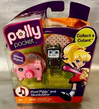 Polly Pocket Electropop World Cutants 2 Pack ~ Pixel Piggy &amp; Skunkulator~ New - £10.35 GBP