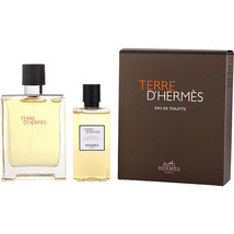 Terre D&#39;hermes By Hermes Edt Spray 3.3 Oz &amp; Hair And Body Shower Gel 2.7 Oz - £105.01 GBP