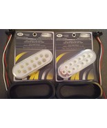 (2) 12 LED AMBER Trux Dual Revolution 6&quot; Oval Clear Lens Tail Turn Back-... - €87,30 EUR