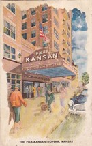 Hotel &amp; Resort Front View Of The Pick Kansan Topeka Kansas KS 1963 Postcard D42 - £2.39 GBP