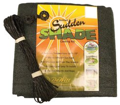 Dewitt Company SSR12BLK Sudden Shade Fabric, 12 by 12-Feet, Black - $1,056.55 MXN