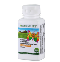 Amway_ Nutrilite Children Multivitamin And Iron Chewables Tablet - 100 Tabs - $39.90