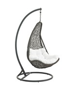 Modway EEI-2276-GRY-WHI-SET Abate Outdoor Patio Swing Chair with Stand, ... - $725.05