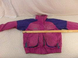 Women&#39;s Vintage Columbia Sportswear Pink Purple Powder Keg Radial Coat 33063 - £17.41 GBP