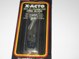 X-ACTO- X221- #21 STAINLESS STEEL BLADES (5)  - NEW OLD STOCK- H23 - $3.67