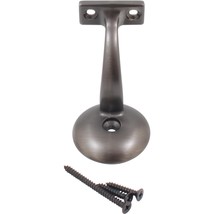 Handrail Bracket, Heavy-Duty Round Base, Antique Nickel - Stone Harbor 3... - $0.99