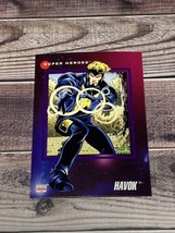 Havok Marvel Impel 1992 Super-Heroes Card 70 Series 3 X-Men - £1.19 GBP