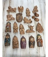 Ceramic Bisque Christmas Ornaments 20 (Unfinished project) - $18.66