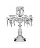 Crystal  5 Arm Candlelabrum Wellington By Godinger Crystal - £183.84 GBP