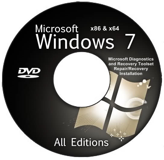 WINDOWS 7 A.I.O. (All in One) Installation  All Versions 32 bit and 64-bit DVD D