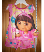 Dora The Explorer Baby Clothes 12M Pink Pajamas Shorts Set Sleep Wear PJ... - $22.07 CAD