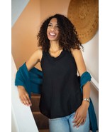 Gauze Tank Top - $57.62 CAD