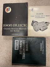 1966 GM Buick All Series Chassis Manual Service Set 2 Flight Damaged Sta... - £62.93 GBP