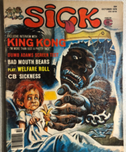 SICK #112 King Kong (1976)  black-and-white humor comics magazine VG+ - £11.72 GBP