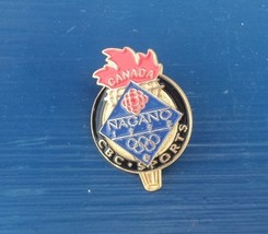 Nagano Winter Olympic Games (1998)  - CBC sports of Canada - Lapel Pin - Rare - £11.85 GBP