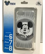 Disney Parks iPhone Case 6s/7/8 Grey White D-Tech Mickey Mouse Club Grap... - £7.30 GBP
