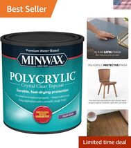 qt 63333 Clear Polycrylic Water-Based Protective Finish Satin - $38.02