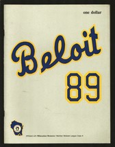 Beloit Brewers Baseball Team Yearbook 1989-Team and player photos &amp; rosters-s... - £35.97 GBP