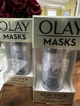 Olay Masks Pore Detox - Black Charcoal Clay Stick Mask, 1.7 oz - £7.88 GBP