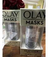 Olay Masks Pore Detox - Black Charcoal Clay Stick Mask, 1.7 oz - £7.78 GBP