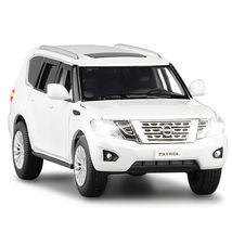 1/32 Nissan Patrol Y62 Metal Diecast Model Car Toy Collection Sound&Light Gift - £22.75 GBP