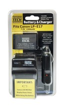 LP-E17 Battery + Charger for Canon EOS T6i, EOS 750D, EOS T6s, EOS 760, X8i, - £18.39 GBP