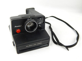 Polaroid Pronto Land Camera SX-70 Film, Black w/ Strap Ships Quick from USA - £11.83 GBP