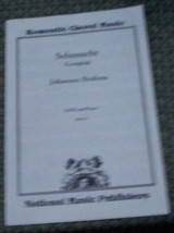 Sehnsucht (Longing), Johannes Brahms, 2001 Old Sheet Music - Great Classic - £4.74 GBP