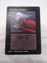 Jyhad Vampire The Eternal Struggle Toreador Justicar Rare Card - $9.89