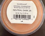 BareMinerals Original SPF 15 Foundation - Neutral Dark 24 darkCool red u... - $28.22