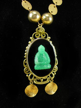 Vintage Buddha Necklace ornate chain - £86.56 GBP