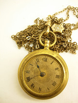 Antique victorian Slide necklace pocketwatch included - £154.23 GBP