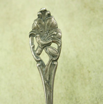 Antique memorial Calla lily Sterling demitasse Spoon RW &amp; S - £60.13 GBP