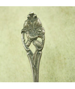 Antique memorial Calla lily Sterling demitasse Spoon RW & S - $75.00
