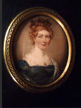 Known artist SIGNED 1822  PORTRAIT miniature Framed woman Royalty victorian woma - £1,553.12 GBP