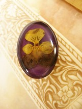 Vintage Fleur de Lis Iris Flower Victorian sweetheart brooch - £58.77 GBP
