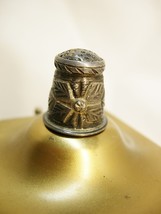 Vintage Taxco Strange symbol Thimble hand wrought 1930&#39;s - £55.13 GBP