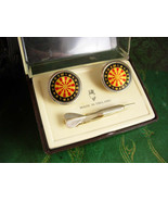 GAMERS Distinctive DART Board Cufflinks Vintage DART Tie Clip Set 301 Cr... - £113.91 GBP