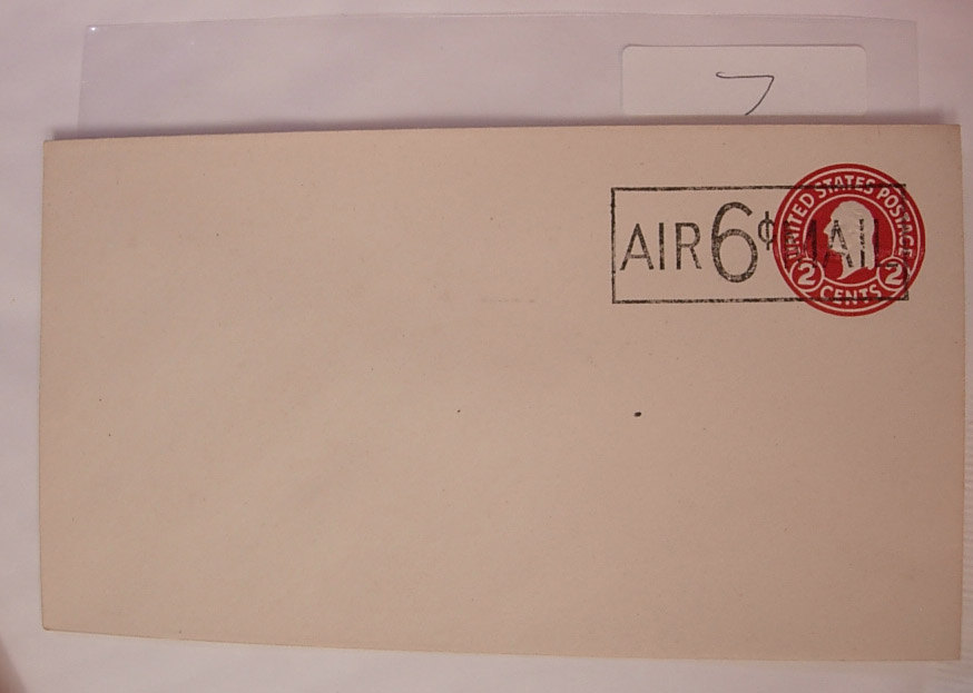 First Day Cover 6 Cent Airmail Unused and Cancelled - £15.79 GBP