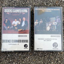 Lot 2 Cassettes ALL Creedence Clearwater Revival The Concert Rollin On The River - £12.23 GBP