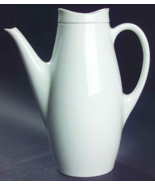 Johann Haviland White Coffee Tea Pot Bavaria Germany 7.5&quot; MCM Deco Scand... - €33,64 EUR