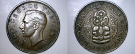 1950 New Zealand Half 1/2 Penny World Coin - $12.99