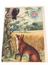 Antique Wheeler &amp; Wilson Sewing Machine Victorian Trade Card The Fox and Crow - $11.11