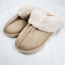 Women Plush Fuzzy House Slipper Warm Soft Cozy Slippers Size 11.5 - £15.02 GBP