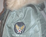 USAF N-3B parka MEDium, real fur ruff, Southern Atlantic 1962, Borat-app... - $300.00